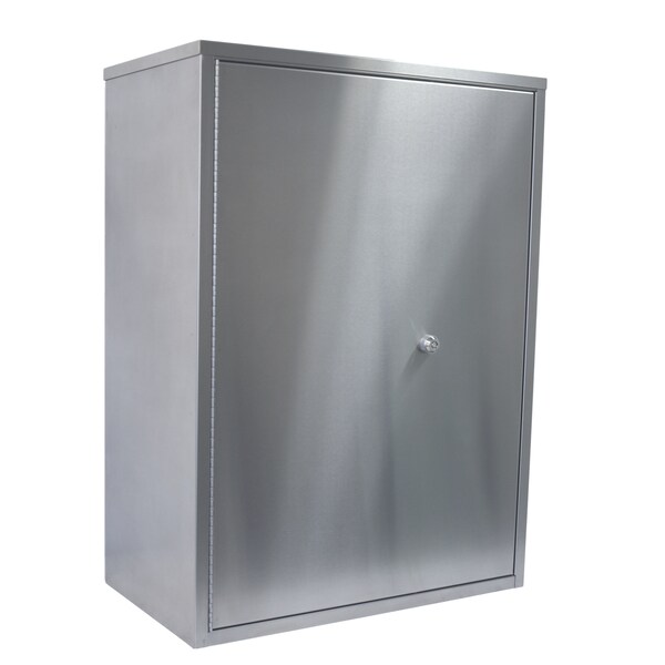 Dbl Door Ex-Large SS Narcotic Cabinet (30"HX22"WX12"D)